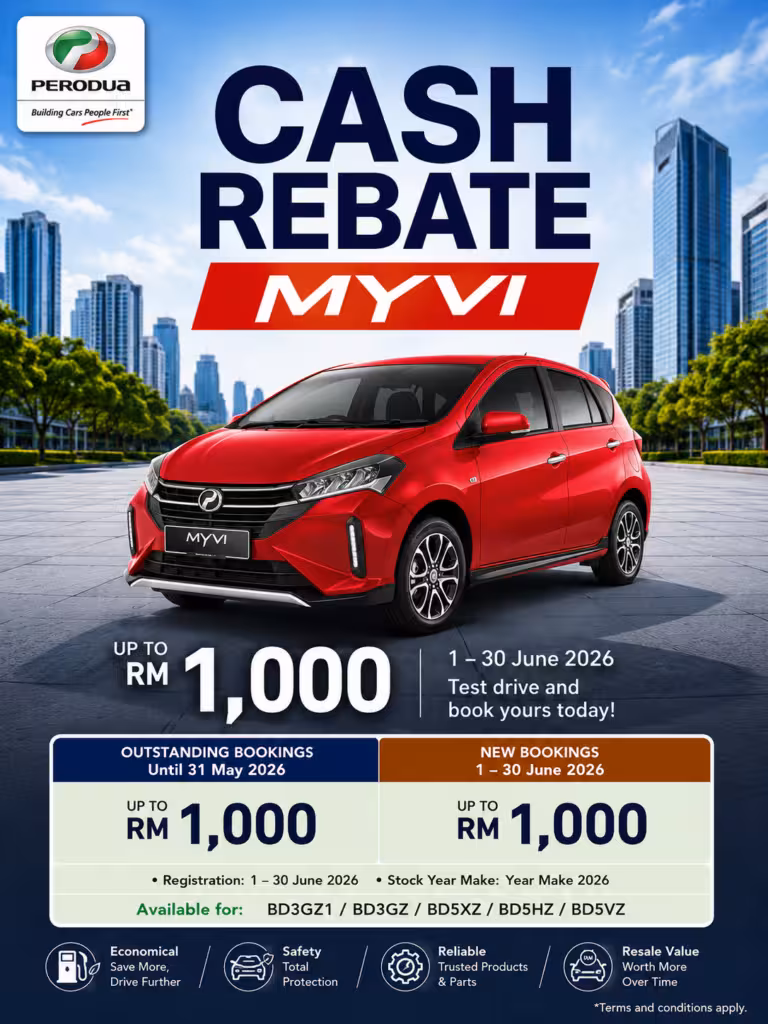 Poster promosi Perodua myvi